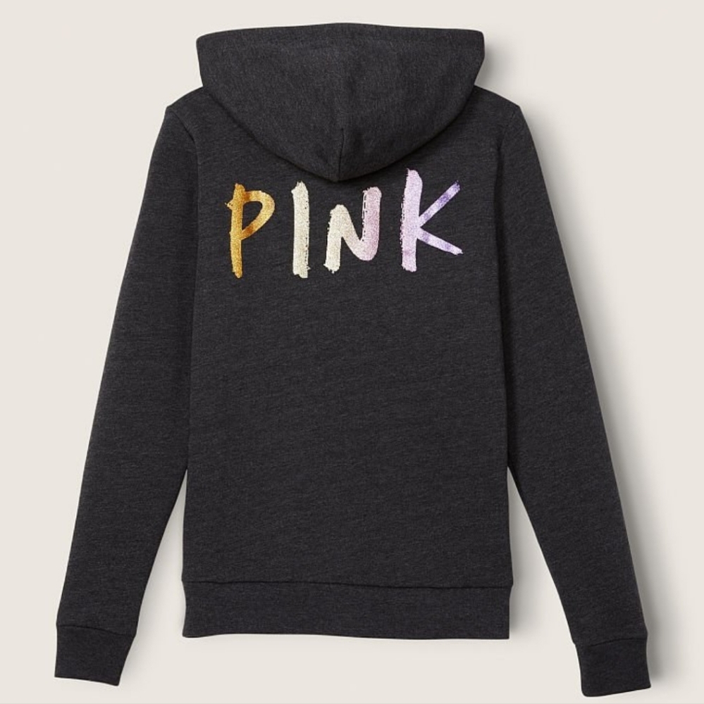 ⭐️(Set) PINK VS Full-Zip Hoodie Size M + PINK VS Jogger Size M - Picture 4 of 12